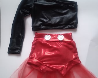 Mickey two piece tulle costume dance set
