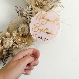 baptism cake topper, christening cake topper, personalised christening cake topper, date, custom cake topper, acrylic cake topper, christening and baptism, keepsake cake topper