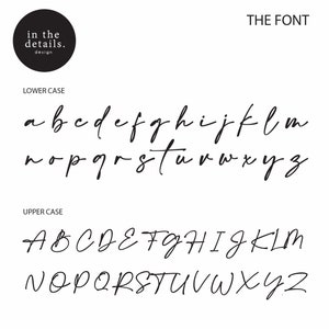 May include: A handwritten font alphabet in black ink on a white background. The font is a casual script style. The alphabet includes both uppercase and lowercase letters.