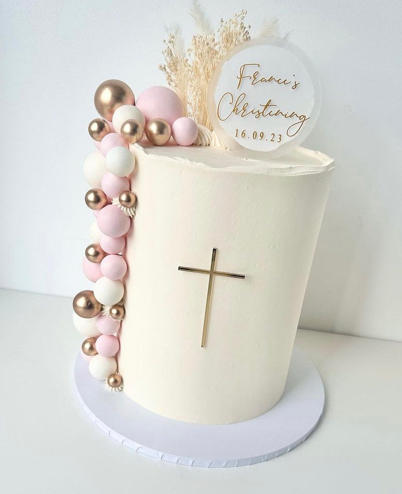 baptism cake topper, christening cake topper, personalised christening cake topper, date, custom cake topper, acrylic cake topper, christening and baptism, keepsake cake topper
