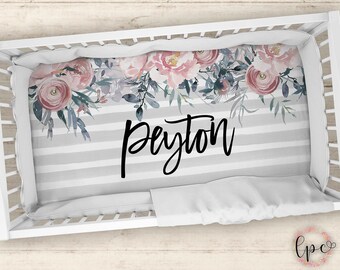 personalized crib sheets