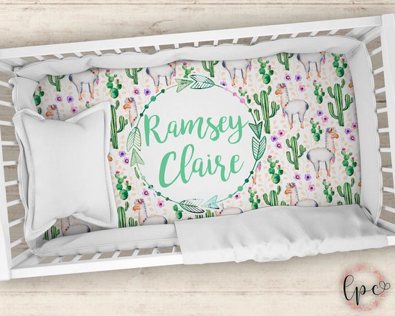 crib sheets personalized
