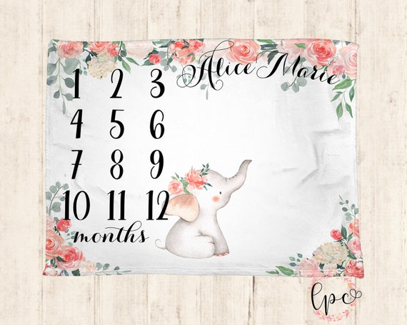 milestone blanket etsy