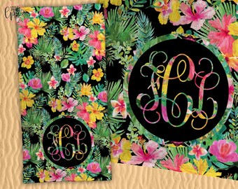 Personalized Beach Towel - Beach Towel - Tropical Beach Towel - Floral Beach Towel - Personalized Towel - Floral - Beach Towel - Tropical