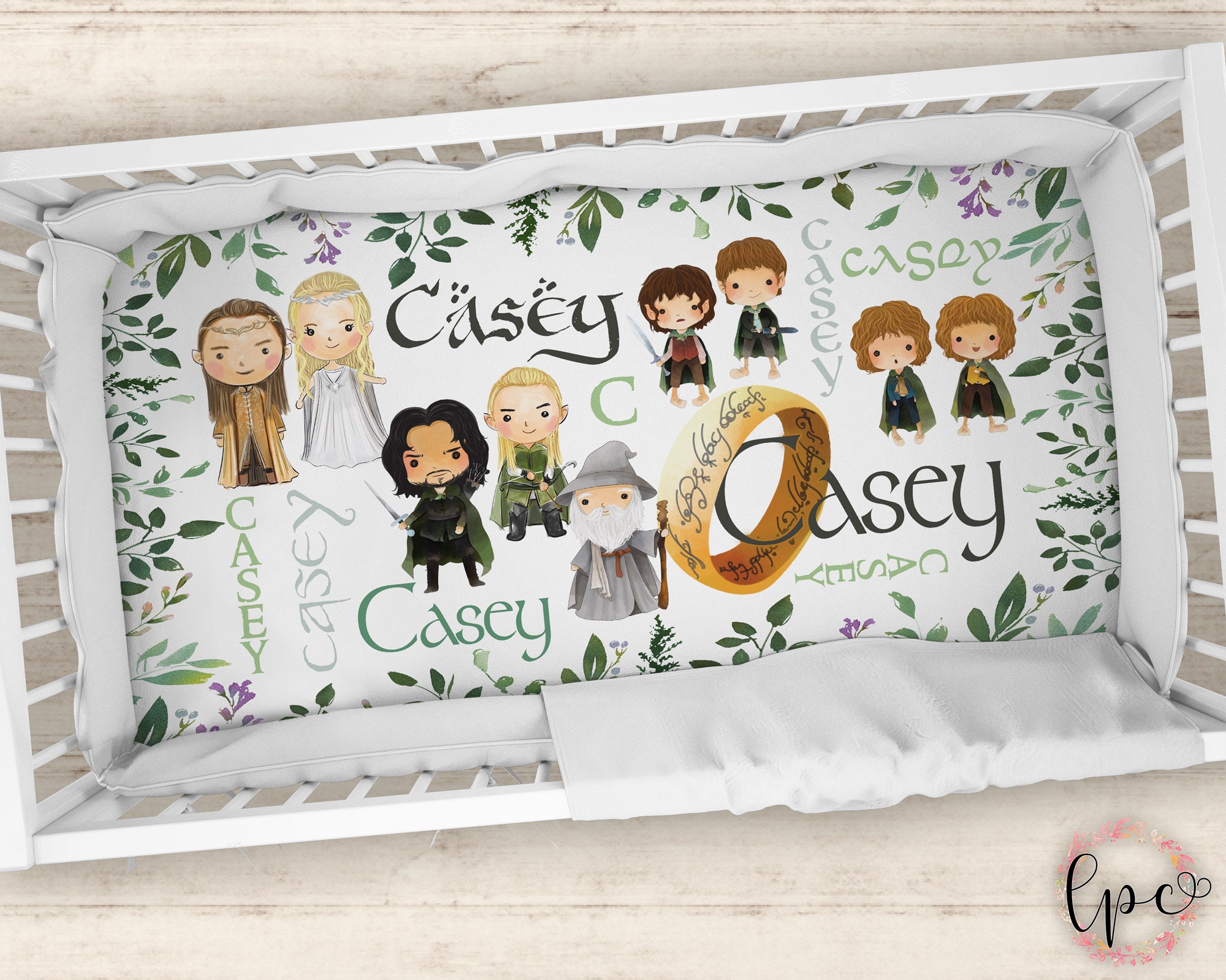 Personalized Crib Sheet -crib Sheet - Personalized Baby Crib Sheet