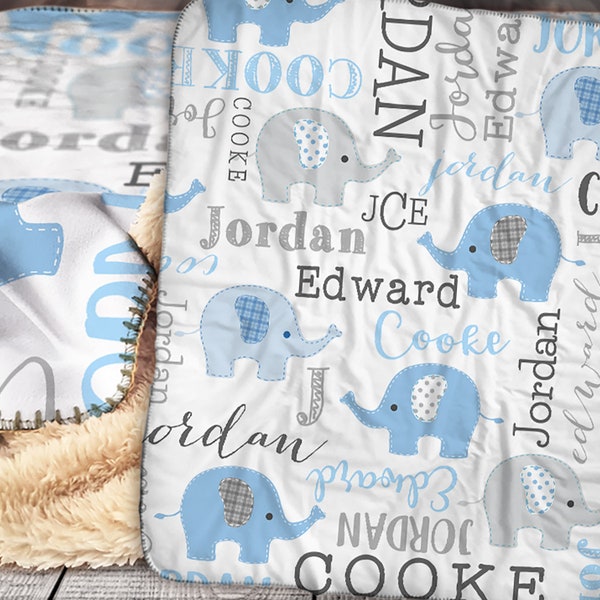 Elephant Blanket Etsy