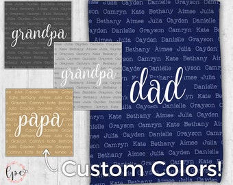 Personalized Family Name Blanket - Custom Family Name Blanket - Personalized Mother's Day Gift - Gift for Mom, Nana - Grandparents Gift