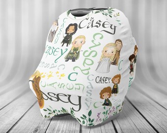 Personalized Car Seat Cover - Baby Car Seat Cover - Personalized Nursing Cover - Car Seat Cover - Nursing Cover -