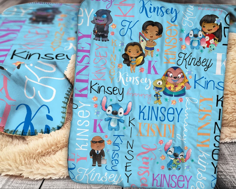 lilo and stitch baby blanket