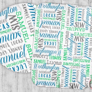 Personalized Baby Name Blanket - Baby Name Pattern Swaddle - Custom Baby Swaddle - Custom Baby Name Swaddle Blanket - Baby Shower Gift
