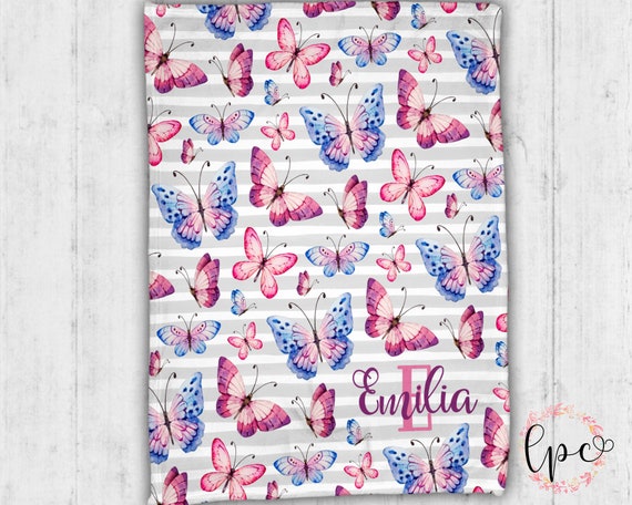 Etsy monogram blanket sale