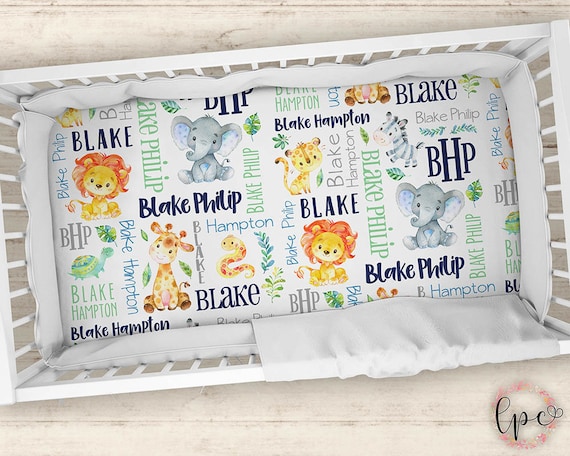 personalized sheets for crib
