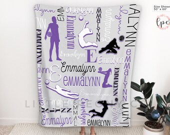 Manta de voleibol personalizada - Manta de voleibol para niñas - Manta de voleibol personalizada - Manta de voleibol personalizada con nombre para niñas