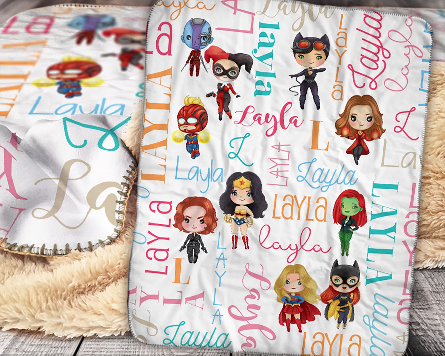 Wonder woman baby blanket deals