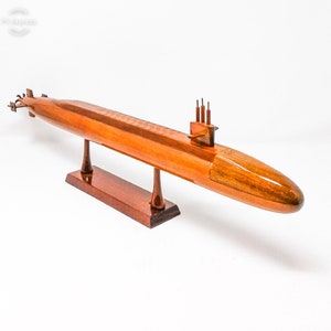 Ohio Class Submarine Wooden Model - Made of Mahogany Wood