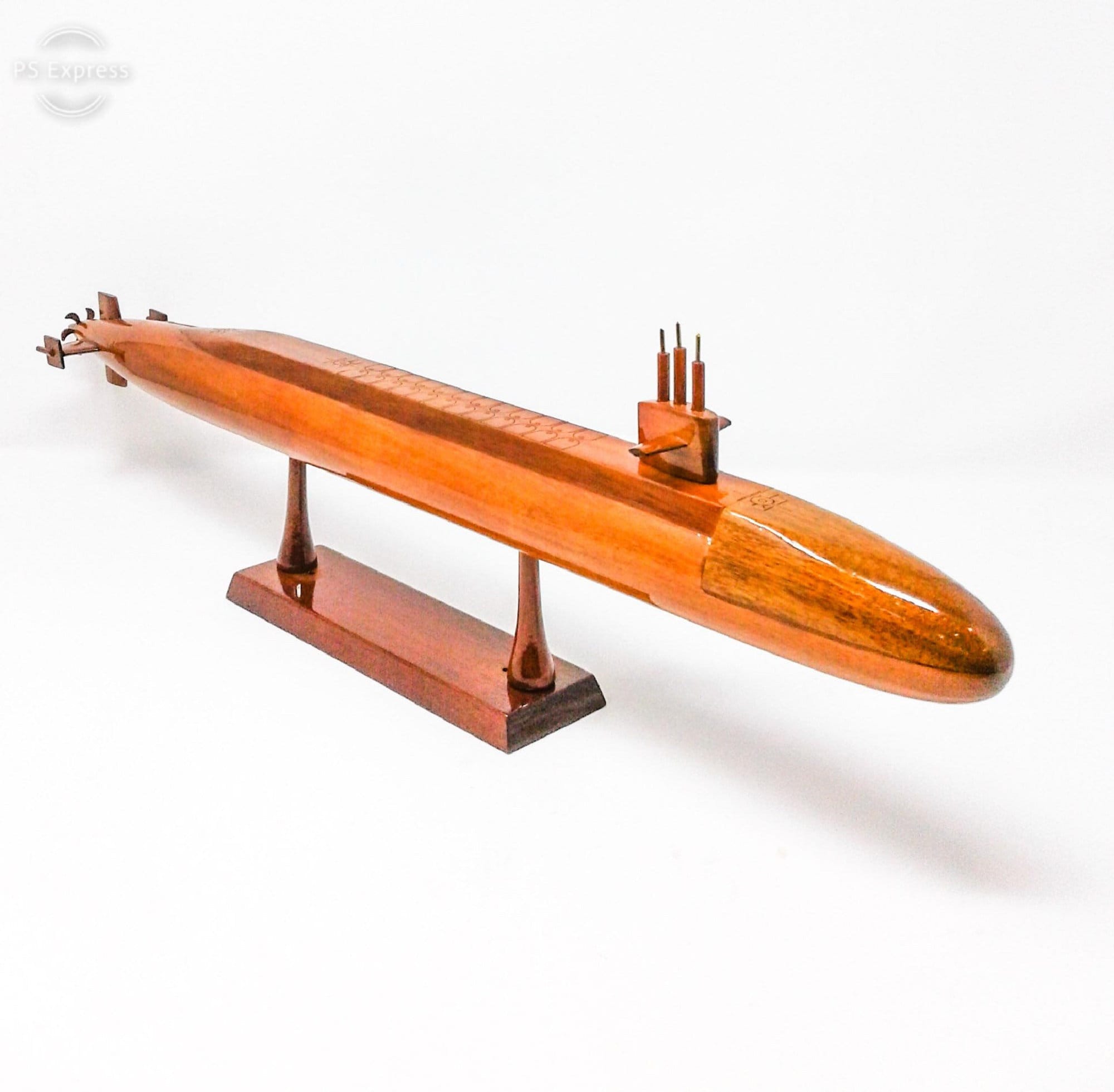 Ohio Class Submarine Wooden Model Made of Mahogany Wood Etsy