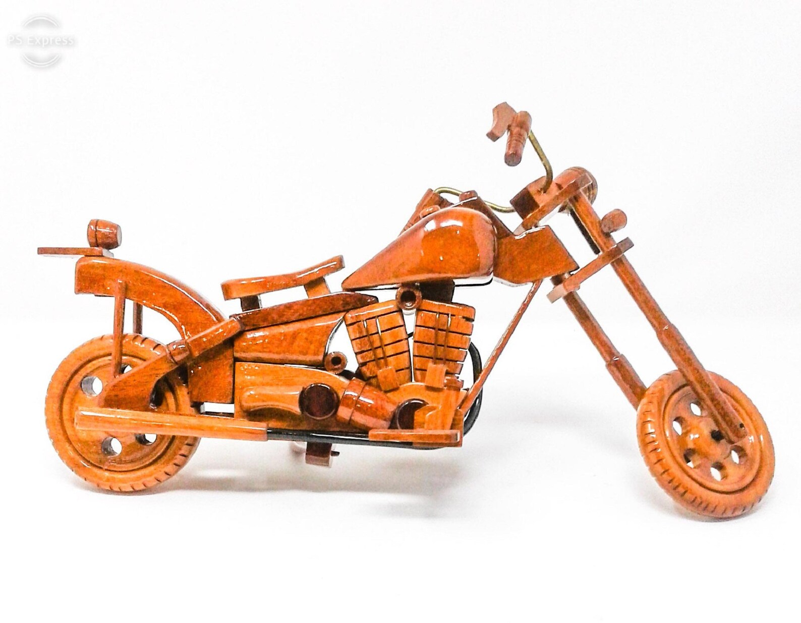 wooden chopper bike