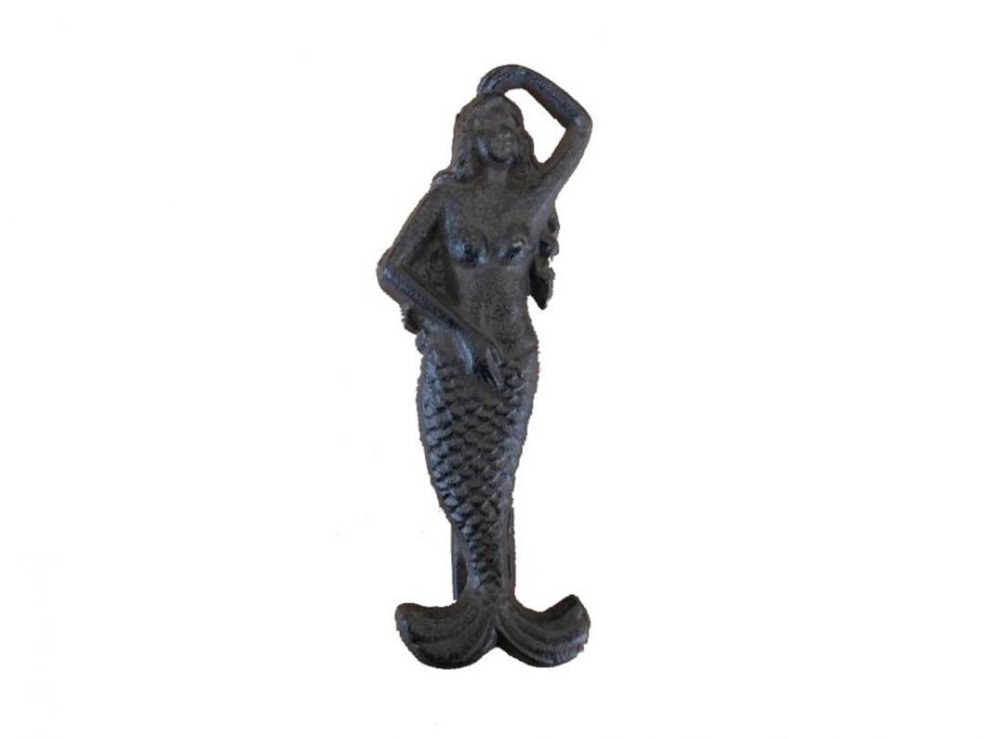 Cast Iron Mermaid Door Knocker 7 Etsy