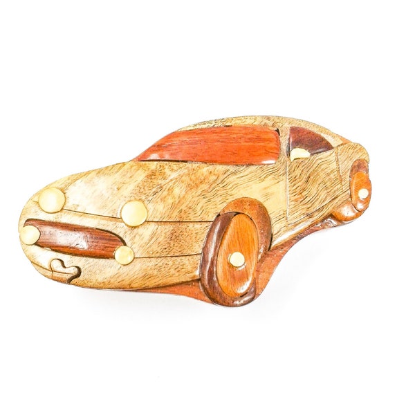 Car - Wooden Puzzle Box Made of wood gift