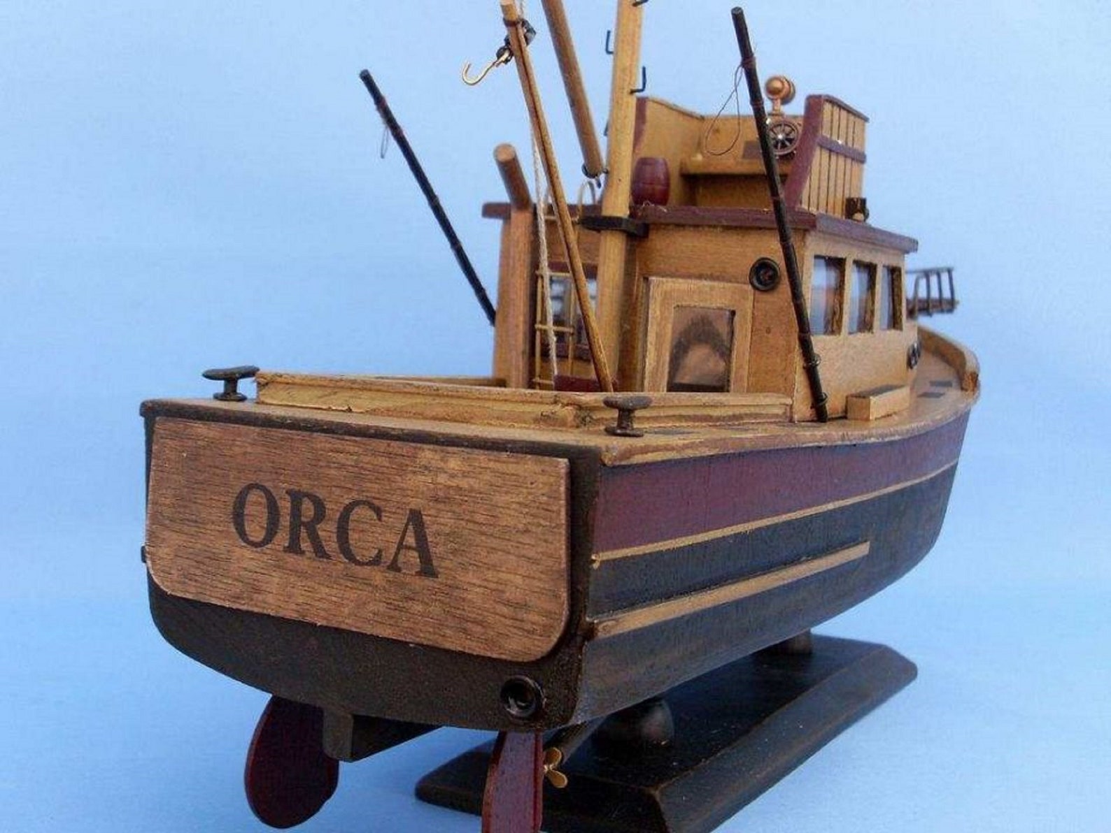 Wooden Jaws Orca Model Boat 20 | Etsy