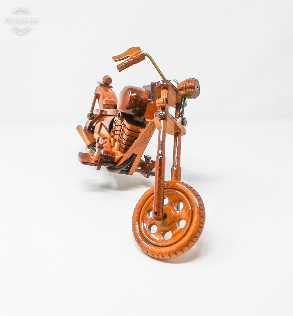 wooden chopper bike