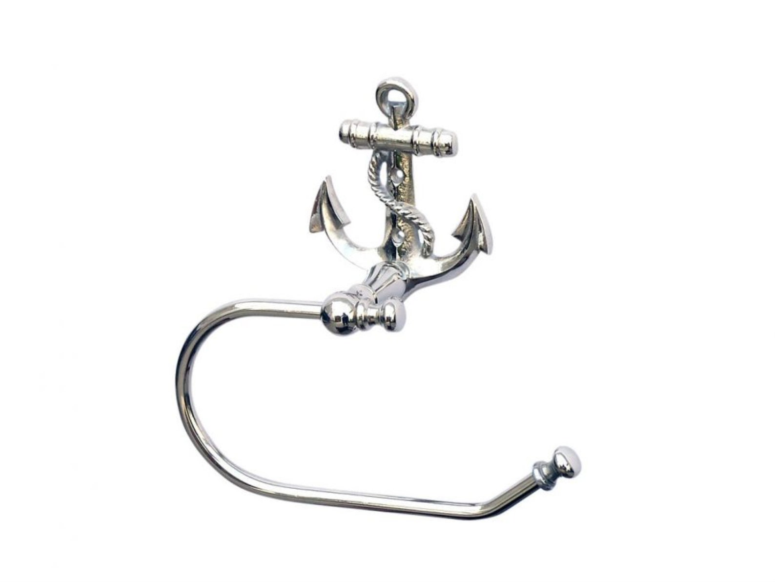 Chrome Anchor Toilet Paper Holder 10 Etsy