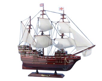 Wooden Mayflower Tall Model Ship 20"