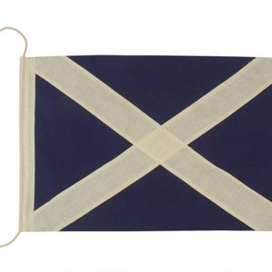 Letter M Cloth Nautical Alphabet Flag 20"