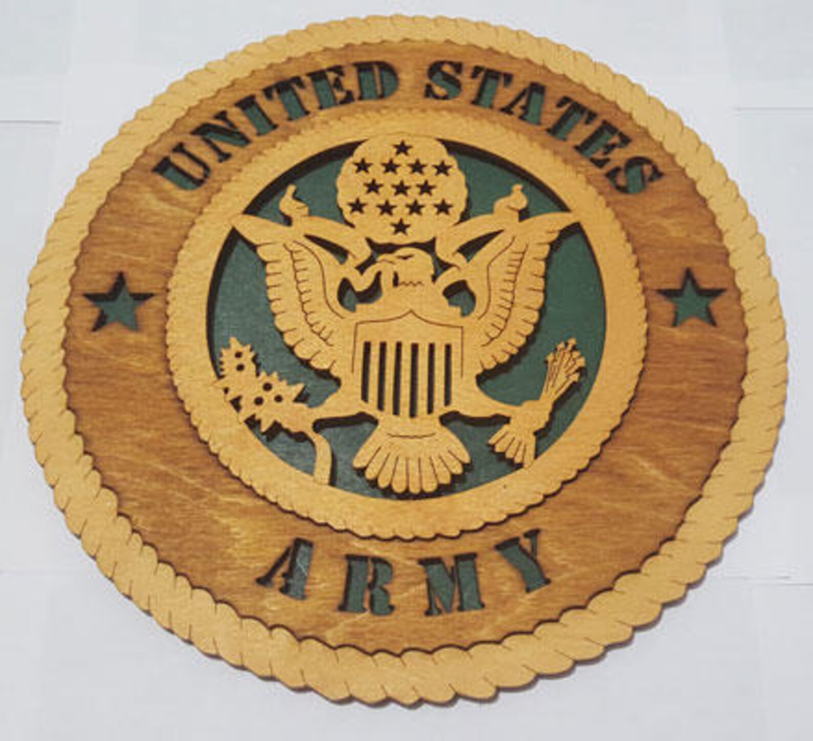Army Wall Plaque Wooden Model Etsy