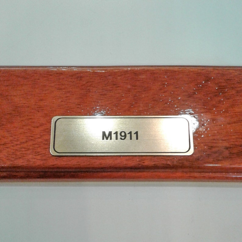 1911 Black Hand Gun Wooden Model Made of Mahogany Wood