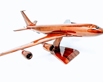 KC135 Stratotanker Wooden Model - Made of Mahogany Wood