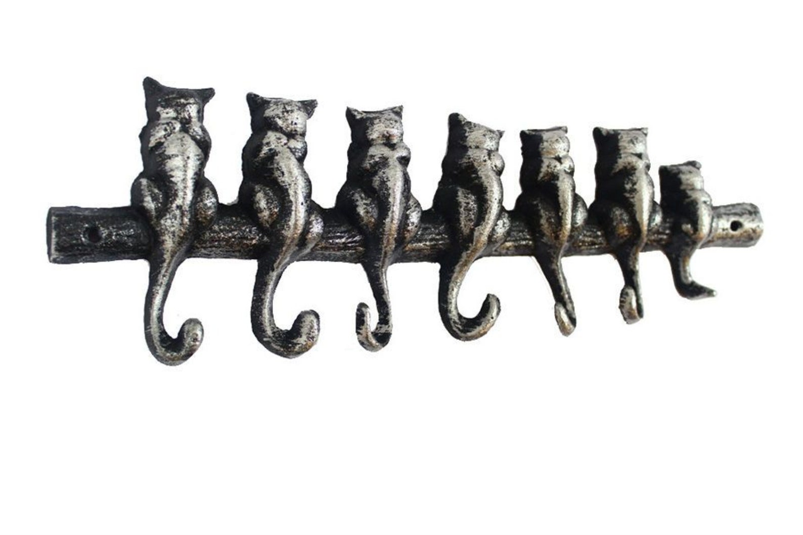 Cast Iron Cat Wall Hooks 13 Etsy
