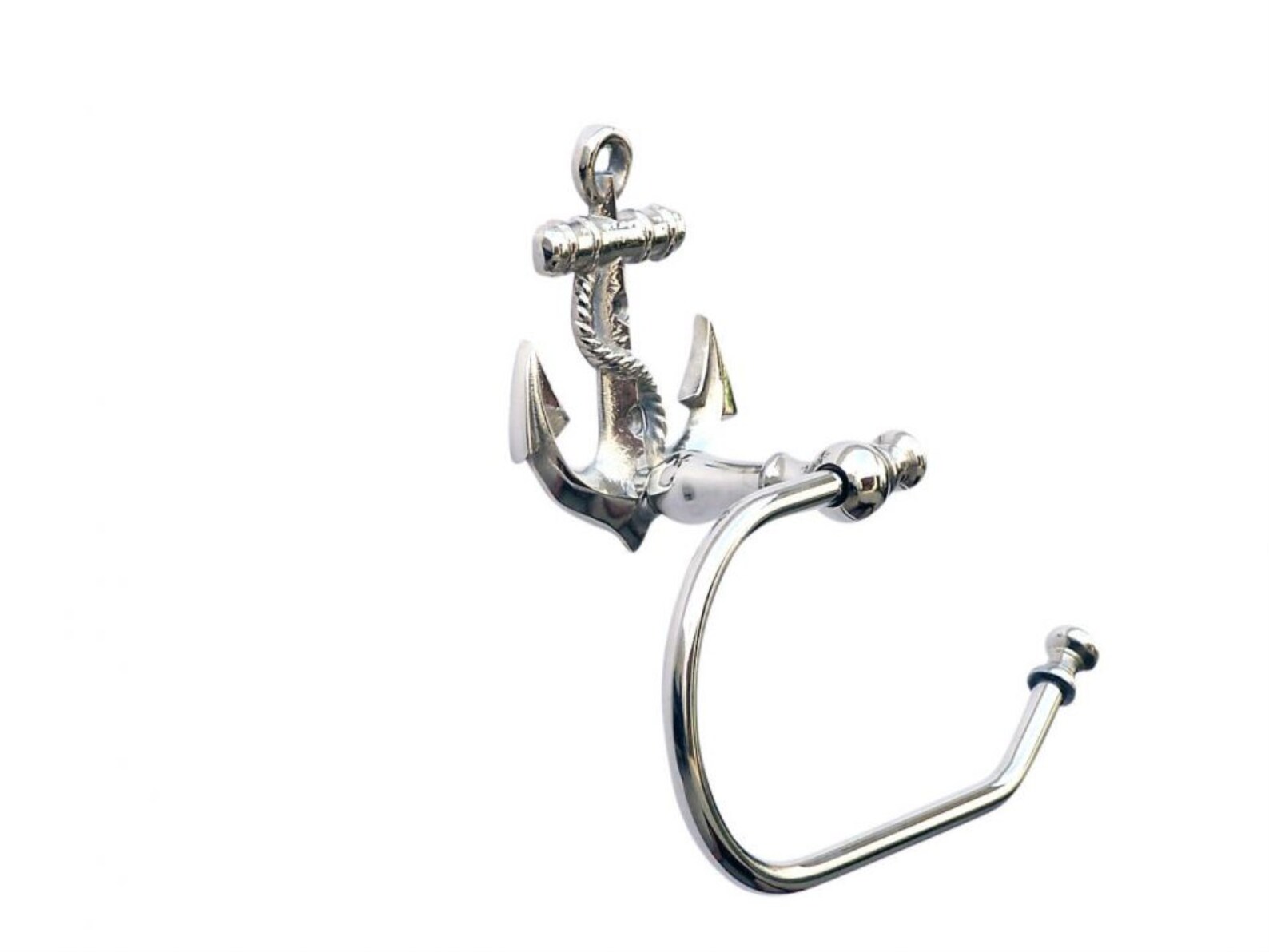 Chrome Anchor Toilet Paper Holder 10 Etsy