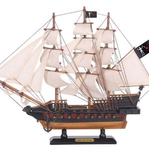 Ship Model Ship Pirate Ship Plastic From One Collection 8 5/16x7 1/2in