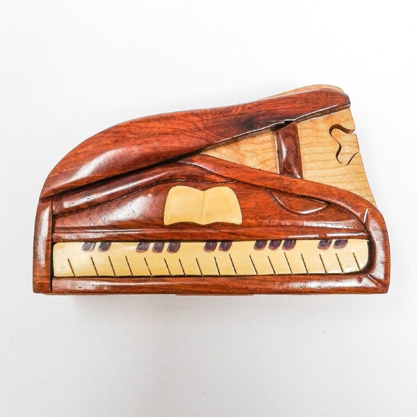 Piano Puzzle Box -Made of Wood