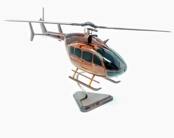 UH72 Lakota Wooden Model Helicopter -Made Of Mahogany Wood