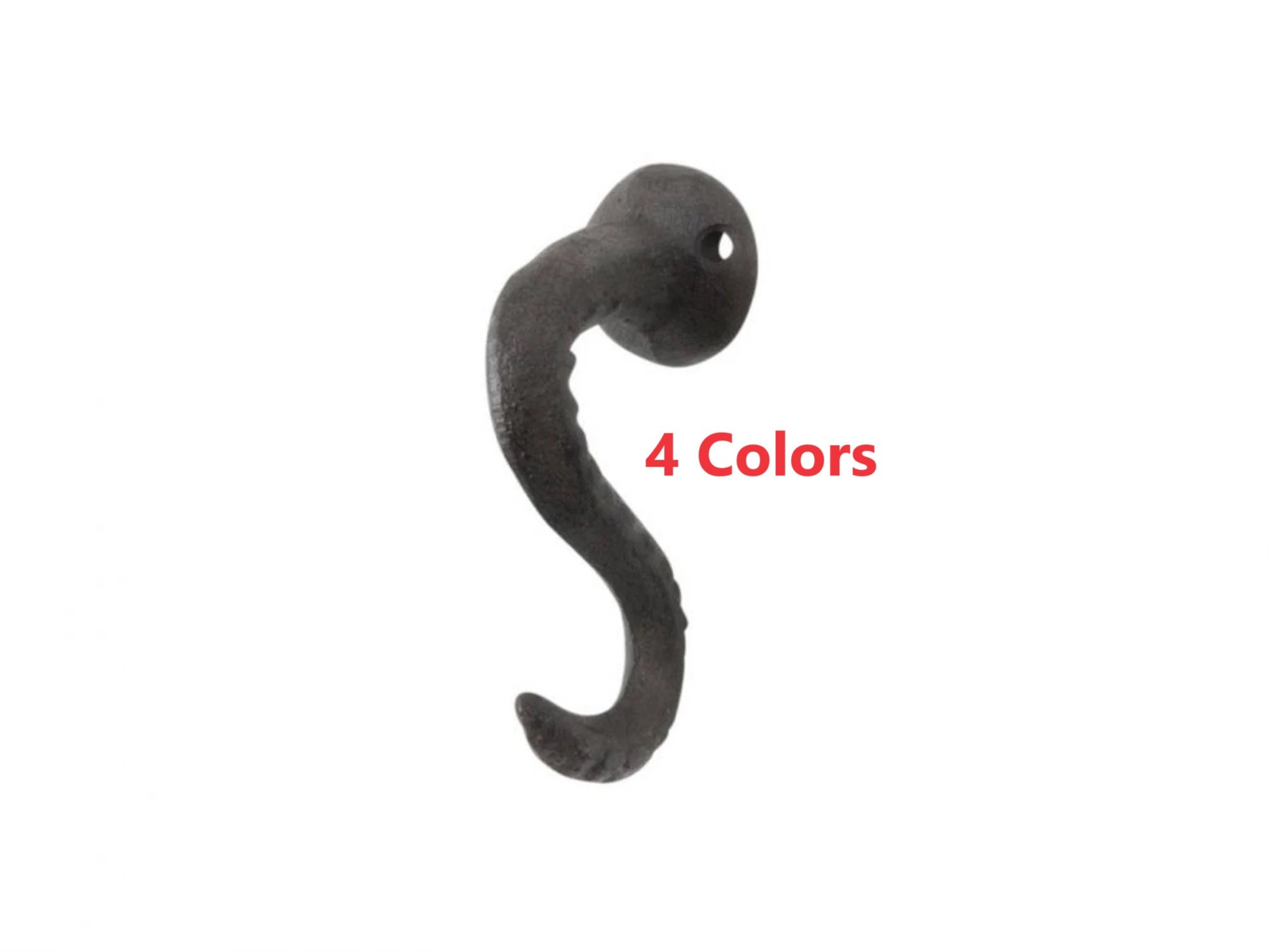 Cast Iron Octopus Tentacle Metal Wall Hook 4.5 -  Canada
