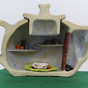 Teapot Fairy House