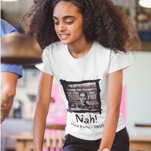 Nah Rosa Parks 1955, Black  t-shirt, Civil Rights