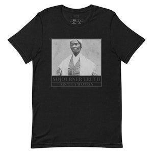 1619® Sojourner Truth Aint I A Woman Tshirt -Schwarze Geschichte, Sklaverei, Untergrundbahn, Kritische Race Theory