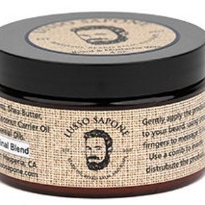 Grooming Kit Beard Oil 4 oz, Beard Wash 4 oz, Beard Balm4 oz, Beard Wax 4 oz, Natural Soap, Beard Comb, Beard Brush, and Scissors image 5