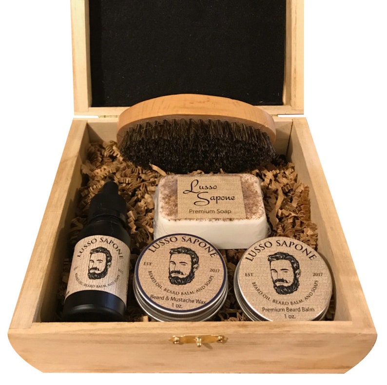 Beard Kit. Includes: Beard Oil Beard Balm Beard Wax Soap image 0