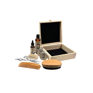 Unique Gift for Him - Complete Beard Care Set - Personalized Men’s Grooming Gift