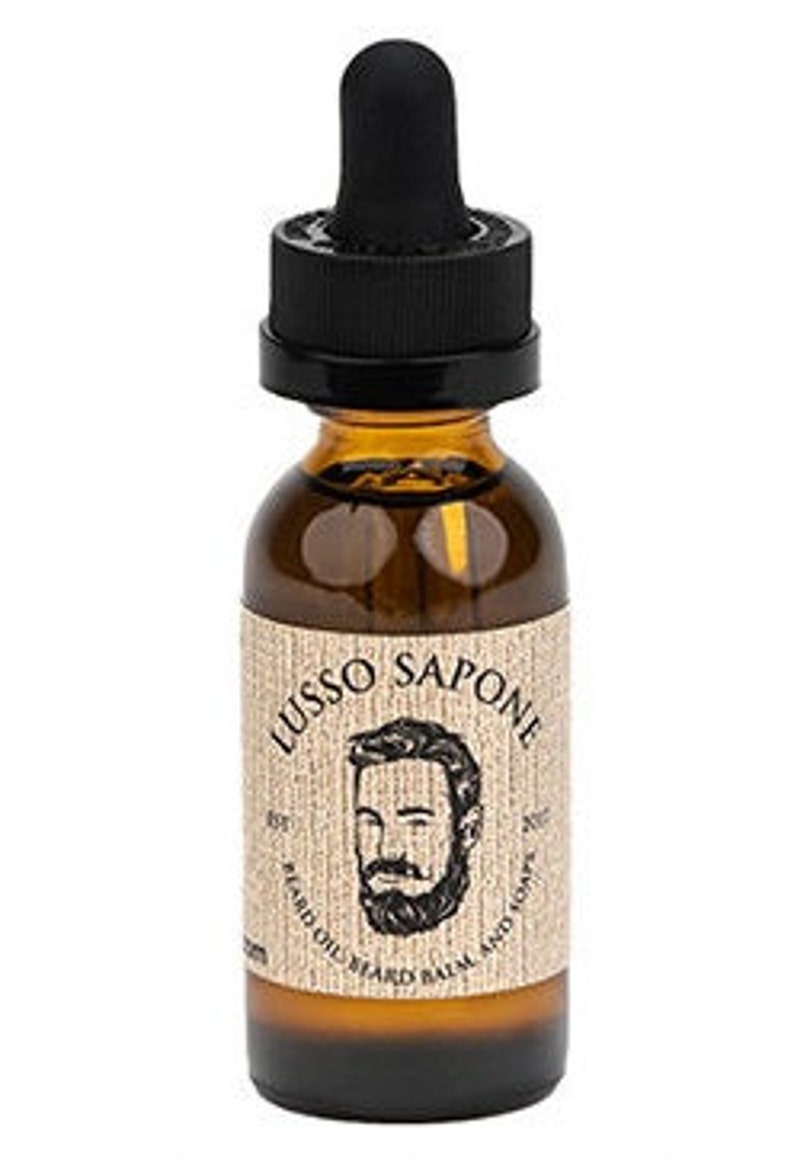 Beard Grooming Kit Beard Oil Beard Kit Contains: Beard Oil, Beard Balm, Beard Wax, and Soap in a Re-Usable Burlap Sack image 2