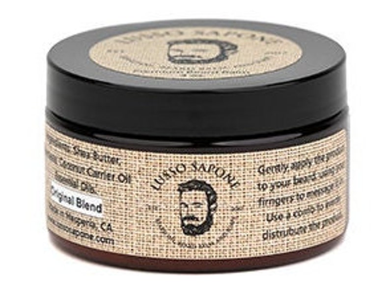 Grooming Kit Beard Oil 4 oz, Beard Wash 4 oz, Beard Balm4 oz, Beard Wax 4 oz, Natural Soap, Beard Comb, Beard Brush, and Scissors image 4