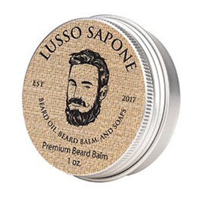 Personalized Mens Gift, Beard Kit, Beard Oil, Beard Balm, Beard Wax, Soap, and Wood Beard Brush By Lusso Sapone image 4