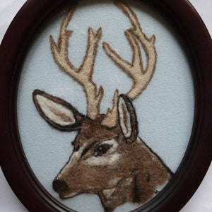 Custom Needle Felt Painting/Pet Portrait/Scene/Landscape