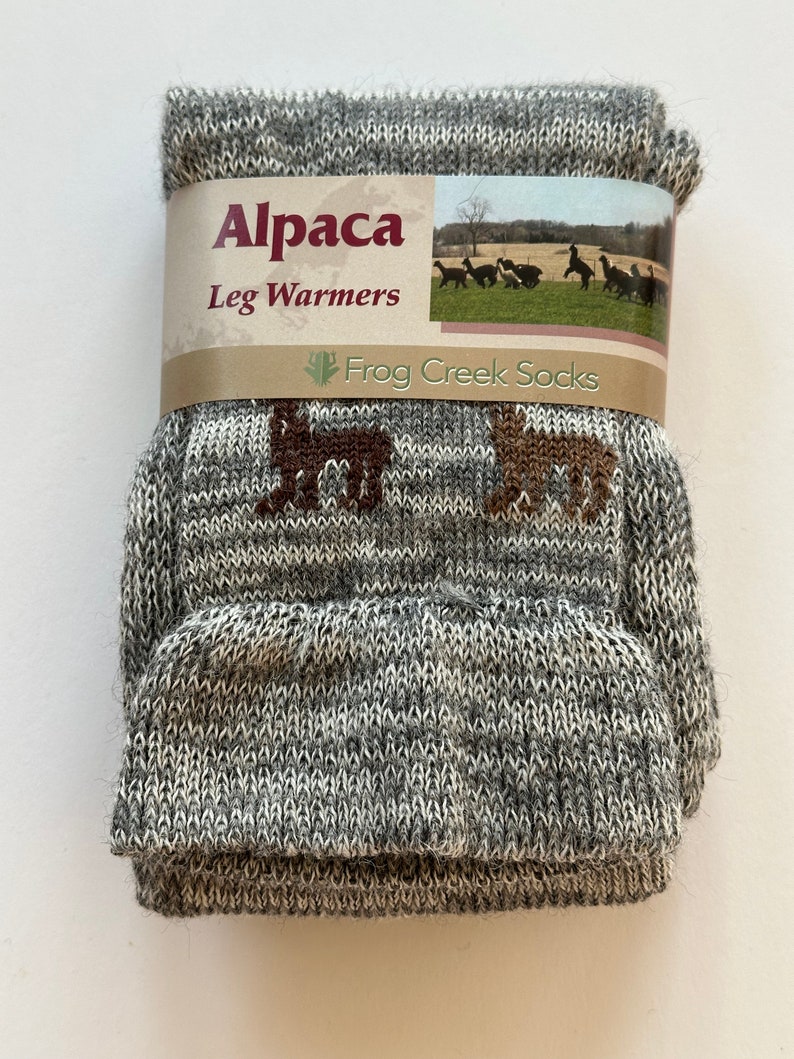 Alpaca Wool Leg Warmers image 3