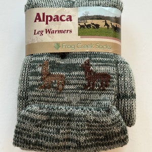 Alpaca Wool Leg Warmers image 6