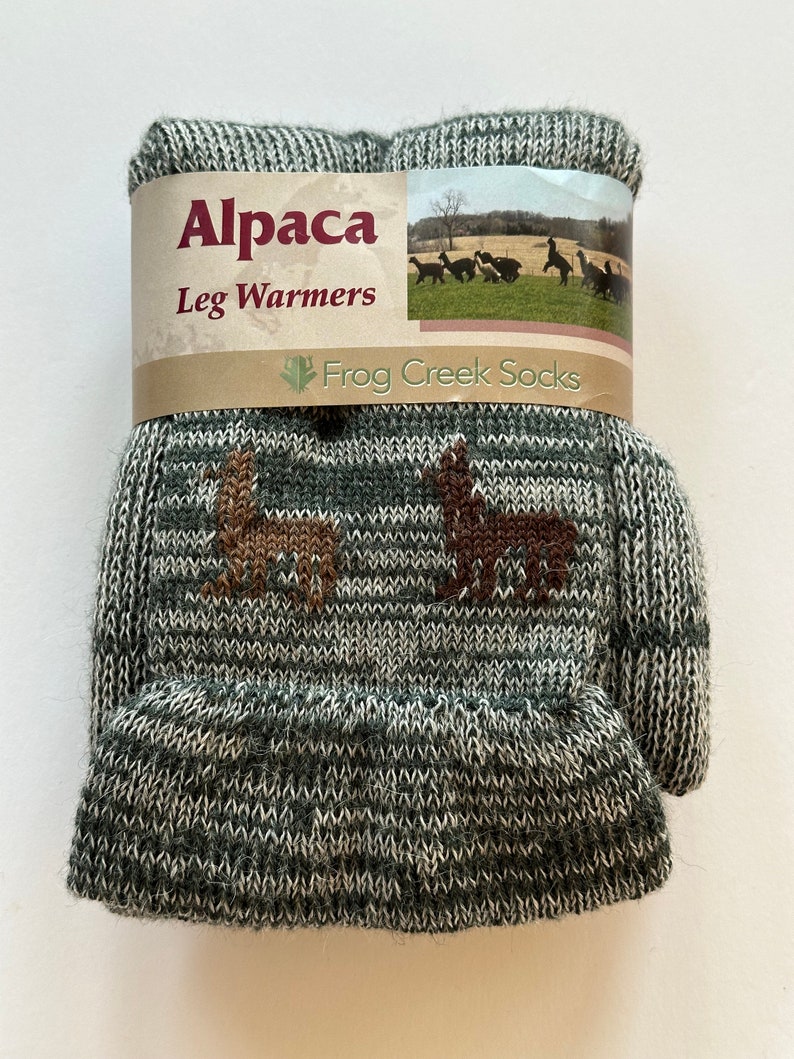 Alpaca Wool Leg Warmers image 6